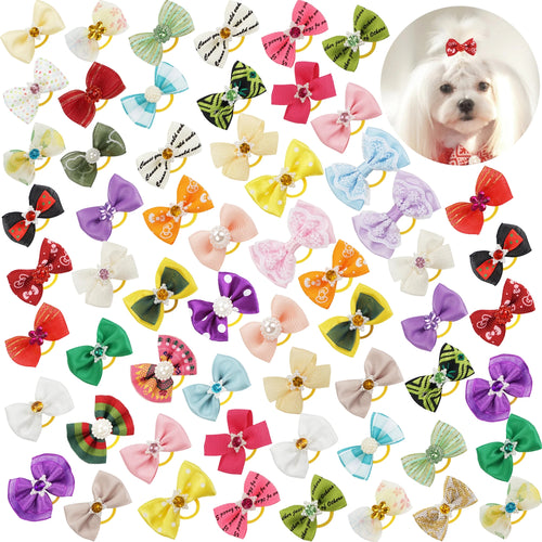 Dog Grooming Bows CatHair Bows Small Pog Grooming Accessories Dog Hair