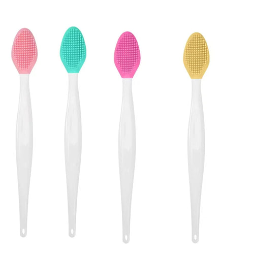 1PC/4PCS Beauty Skin Care Wash Face Silicone Brush Exfoliating Nose