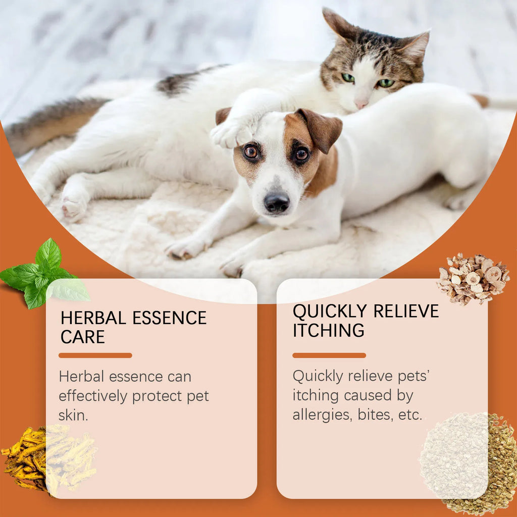 Pet Allergy and Itch Relief Cream for Dogs Cats Skin Health Care Cream