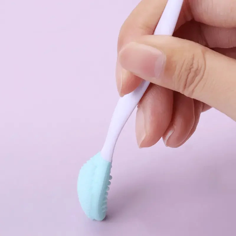 1PC/4PCS Beauty Skin Care Wash Face Silicone Brush Exfoliating Nose