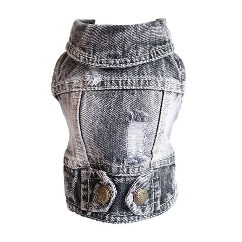 Thin pet dog coat Cool Dog Jeans Jacket for small medium dogs fashion