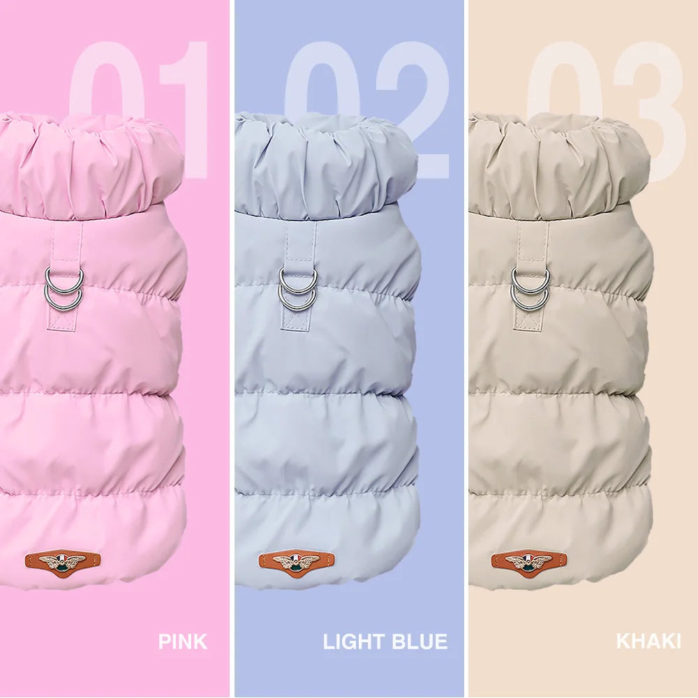 Soft Warm Dog Clothes Winter Padded Puppy Cat Coat Jacket For Small
