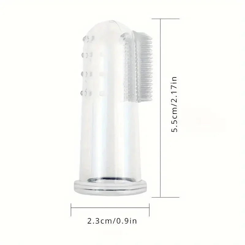 Super Soft Pet Finger Toothbrush Teddy Dog Brush Bad Breath Tartar