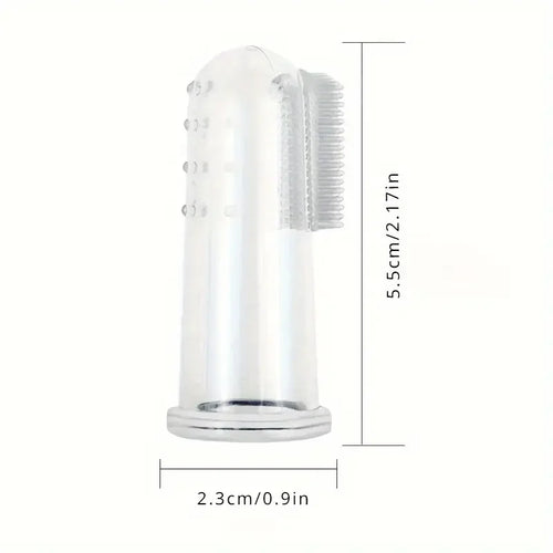 Super Soft Pet Finger Toothbrush Teddy Dog Brush Bad Breath Tartar