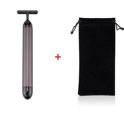 24k Gold Face Lift Bar Roller Vibration Slimming Massager Facial Stick