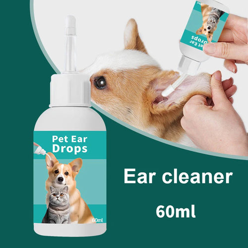 Pet ear wash Cats and dogs ear water cleaning ear mite ear drops ear