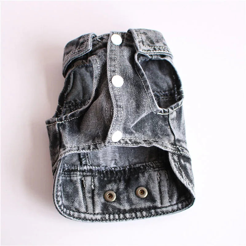Thin pet dog coat Cool Dog Jeans Jacket for small medium dogs fashion